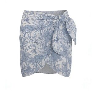 Shade & Shore Blue Floral Swim Coverup